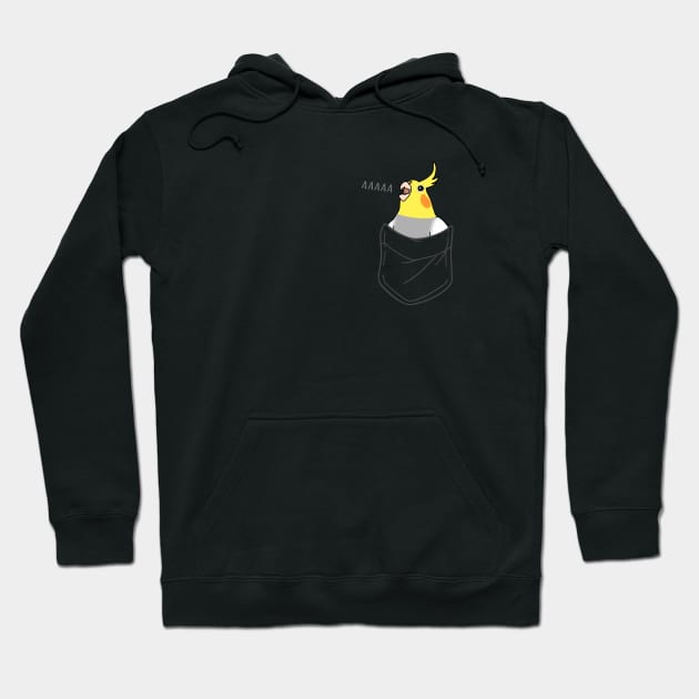 Pocket Cockatiel Screaming Hoodie by FandomizedRose